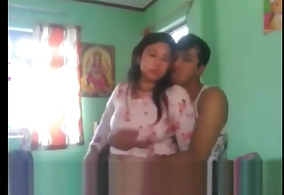 Nepali couple relating to inn