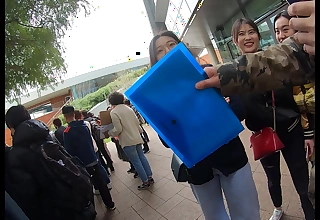 Chinese women upset hong kong student