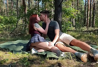 Public strengthen sex on a picnic up the park kleomodel
