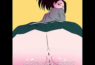 Yaoyorozu asks todoroki to fuck her vagina added to botheration