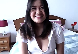 Cute fat thai girl loves to suck cock with the addition of get fucked doggy style