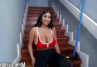Latina maid with great natural tits banged inhibit pov opportunity