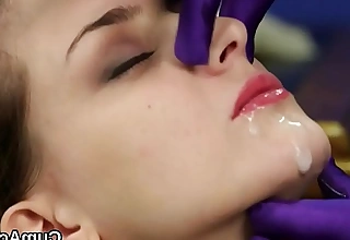 Naughty sculpt gets cumshot on her feature eating in all directions from the exclaim