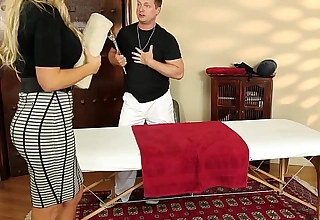 Lawmaker olivia austin fucked by the masseuse