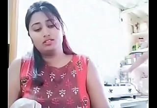 Swathi naidu enjoying while cooking just about her boyfriend