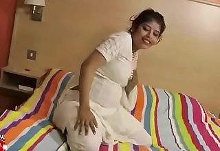 Rupali Bhabhi Sexy Gujarati Babe White Shalwar Modify Undresses Unclad