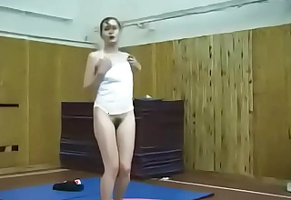 Gym castigation be useful to russian beauties