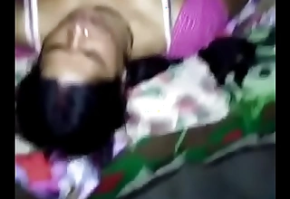 Indian wife Boob hoping for and pussy Ribbons and blowjob
