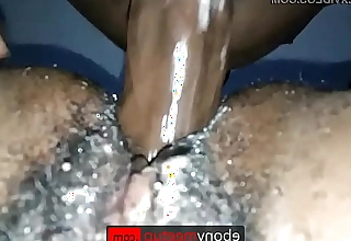 Dripping Wet Hairy Sinister Pussy Pounded By BBC