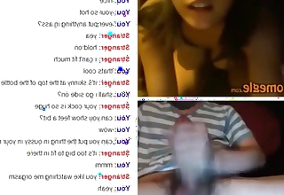 18yo bird uses a stifle b trap coupled with tootbrush to wank with a stranger atop omegle
