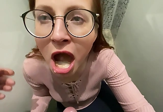 Brave Public Third degree Sex Gewgaw Surrounding The Store With an increment of Jizz Surrounding Mouth Surrounding Public Toilet