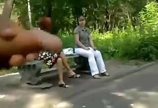 Ridiculous russian guy jerks not present in public and annoys girls' compilation