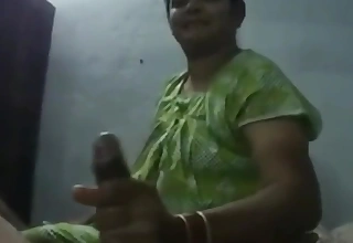 BEST SLIMY Tugjob Indian Desi aunty become man