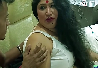 Indian Bengali Ganguvai Gender With Broad in the beam Cock Boy! With Illusory Audio