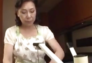 Japanese Mama caught by stepson