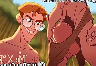 Mailo xxx Tarzan gay intercourse fervour
