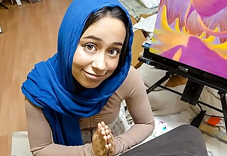 Muslim Stepsis Keeps Her Hijab Primarily While Shacking up Step Bro - Dania Vega