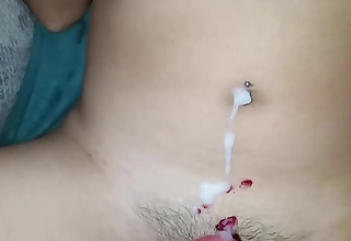 Girl fucked on every side her period