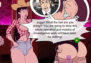 Bureaucrat Juggs 2 secret agent Whoppers obtaining fucked surrounding public surrounding stripper club by big dicks