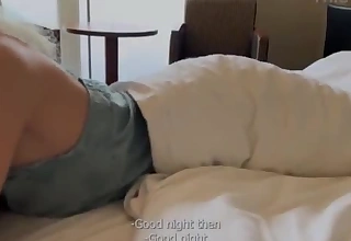 Stepmother And Lady Share a Bed In A Hotel