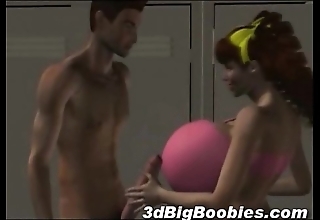 3d monster boobs!